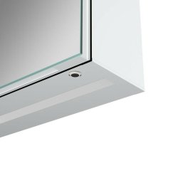 Ajax Byland 700 x 500mm Rectangular 1 Door LED Mirror Cabinet