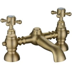 Ajax Trent Brushed Brass Bath Filler