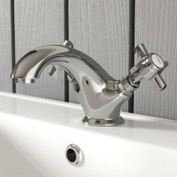 Ajax Lud Chrome Basin Mixer with Waste