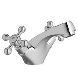 Ajax Stainforth Chrome Basin Mixer with Waste