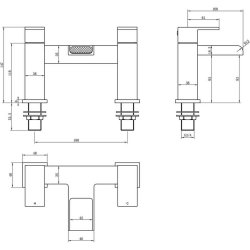 Ajax Beck Chrome Bath Filler