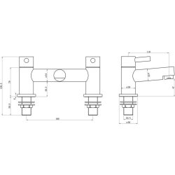 Ajax Humber Chrome Bath Filler