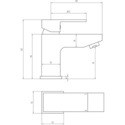 Ajax Pockington Chrome Basin Mixer and Waste