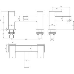 Ajax Pockington Chrome Bath Filler