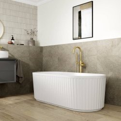 Ajax Raventhorpe 1700 x 750mm Fluted Freestanding Bath