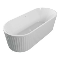 Ajax Raventhorpe 1700 x 750mm Fluted Freestanding Bath