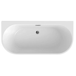 Ajax Hasthorpe 1500 x 750mm Back To Wall Double Ended Bath