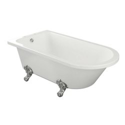 Ajax Bardney 1700 x 750mm White Freestanding Corner Bath