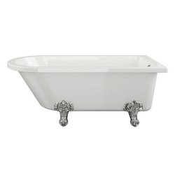 Ajax Bardney 1500 x 750mm White Freestanding Corner Bath