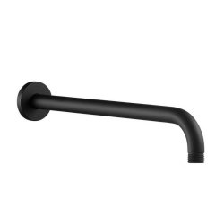 Ajax Matt Black 335mm Round Shower Arm