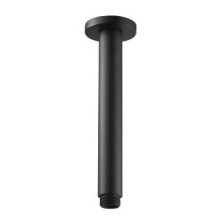 Ajax Matt Black 180mm Round Ceiling Arm