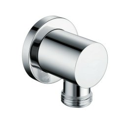 Ajax Chrome Round Wall Outlet Elbow