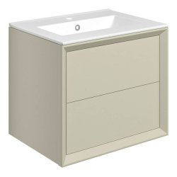 Ajax Yarborough 615mm Matt Cotton Wall Hung Vanity Unit