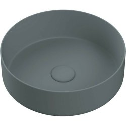 Ajax Hainton 355mm Matt Grey Round Ceramic Countertop Basin