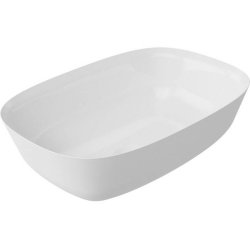 Ajax Keelby White Resin Countertop Basin