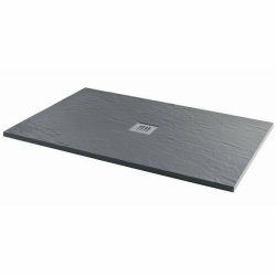 Ajax Slate Grey 1700 x 800mm Rectangular Ultra Slim Anti Slip Shower Tray