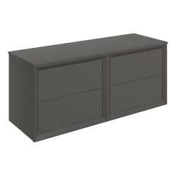 Ajax Yarborough 1200mm Matt Clay Wall Hung Vanity Unit and Worktop