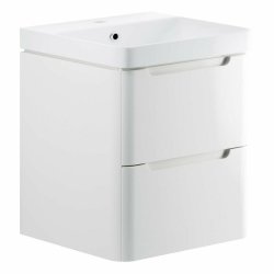 Ajax Ferriby 605mm White Gloss Wall Hung Vanity Unit