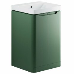 Ajax Ferriby 500mm Matt Sage Green Floor Standing Vanity Unit