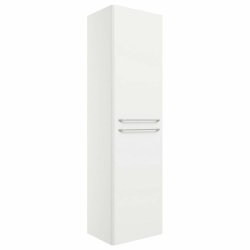 Ajax Humberston 454mm White Gloss Wall Hung Tall Storage Unit