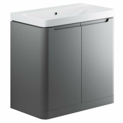 Ajax Ferriby 805mm Matt Grey Floor Standing Vanity Unit