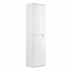 Ajax Ferriby 350mm White Gloss Wall Hung Tall Storage Unit