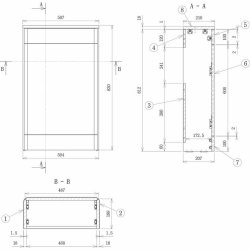 Ajax Humberston 506mm White Gloss WC Unit