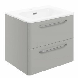 Ajax Humberston 610mm Grey Gloss Wall Hung Vanity Unit