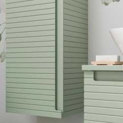 Ajax Barnoldby 600mm Matt Willow Green Wall Hung Vanity Unit with Worktop