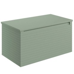 Ajax Barnoldby 800mm Matt Willow Green Hung Vanity Unit with Worktop