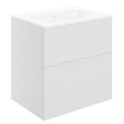 Ajax Somercotes 610mm Matt White Wall Hung Vanity Unit