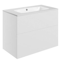 Ajax Somercotes 815mm Matt White Wall Hung Vanity Unit