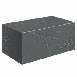 Ajax Kelsey 800mm Grey Marble Wall Hung Storage Drawer Unit