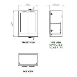 Ajax Willingham 615mm Matt Peony Floor Standing Vanity Unit