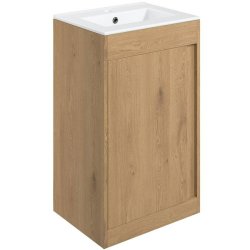 Ajax Elsham 510mm Seville Oak Floor Standing Vanity Unit