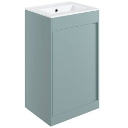 Ajax Elsham 510mm Matt Sea Green Floor Standing Vanity Unit