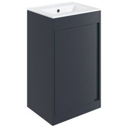 Ajax Elsham 510mm Matt Indigo Blue Floor Standing Vanity Unit