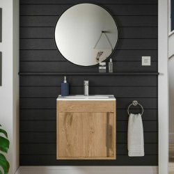 Ajax Elsham 510mm Seville Oak Wall Hung Vanity Unit