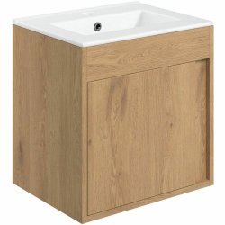 Ajax Elsham 510mm Seville Oak Wall Hung Vanity Unit