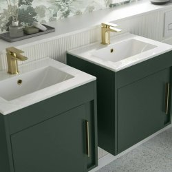 Ajax Elsham 510mm Matt Conifer Green Wall Hung Vanity Unit