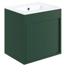 Ajax Elsham 510mm Matt Conifer Green Wall Hung Vanity Unit