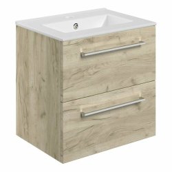 Ajax Walesby 510mm Oak Wall Hung Vanity Unit