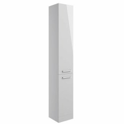 Ajax Walesby 350mm Grey Gloss Floor Standing Tall Storage Unit