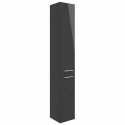 Ajax Walesby 350mm Anthracite Gloss Floor Standing Tall Storage Unit