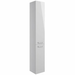 Ajax Manby 350mm Grey Gloss Floor Standing Tall Storage Unit