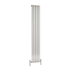 WSB-Reina Nerox Vertical Polished Stainless Steel Double Designer Radiator 1800 x 295mm-1