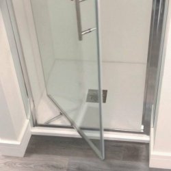 Ajax Designer 800mm Ultra Slim Square Shower Tray