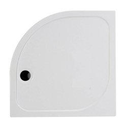 Ajax Low Profile 900 x 760mm LH Offset Quadrant Shower Tray