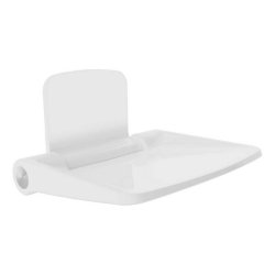 Ajax White Wall Mounted Shower Seat