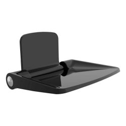 Ajax Black Wall Mounted Shower Seat